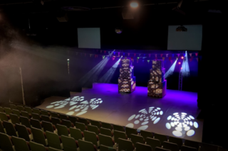 Stage and seats in Arthur Cotterell Theatre