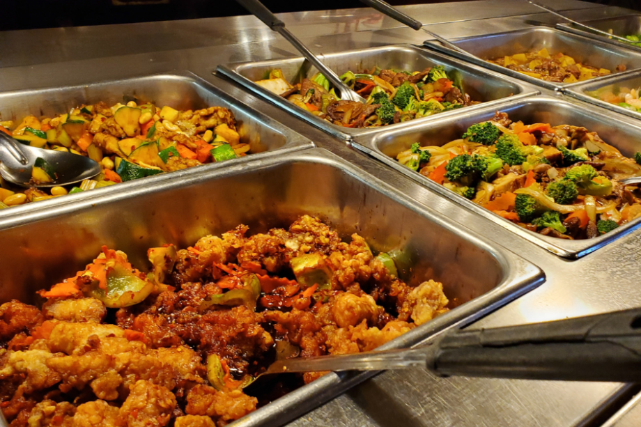 image of a Chinese buffet